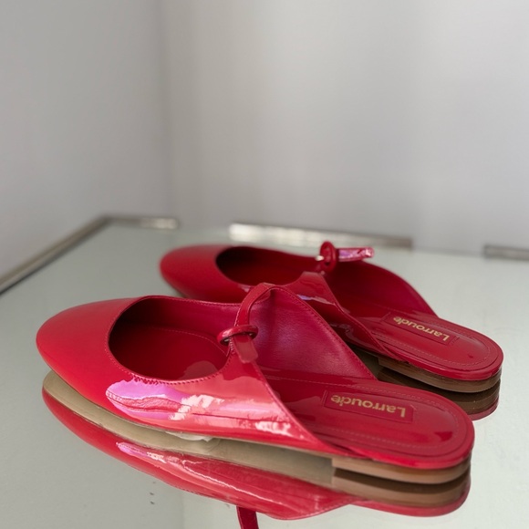 LARROUDE Flat Mule - Red $150 - Picture 9 of 10